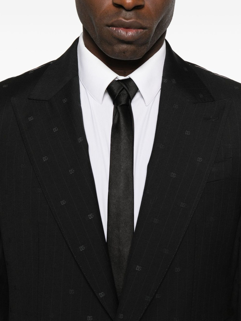 pinstripe-monogram suit 4