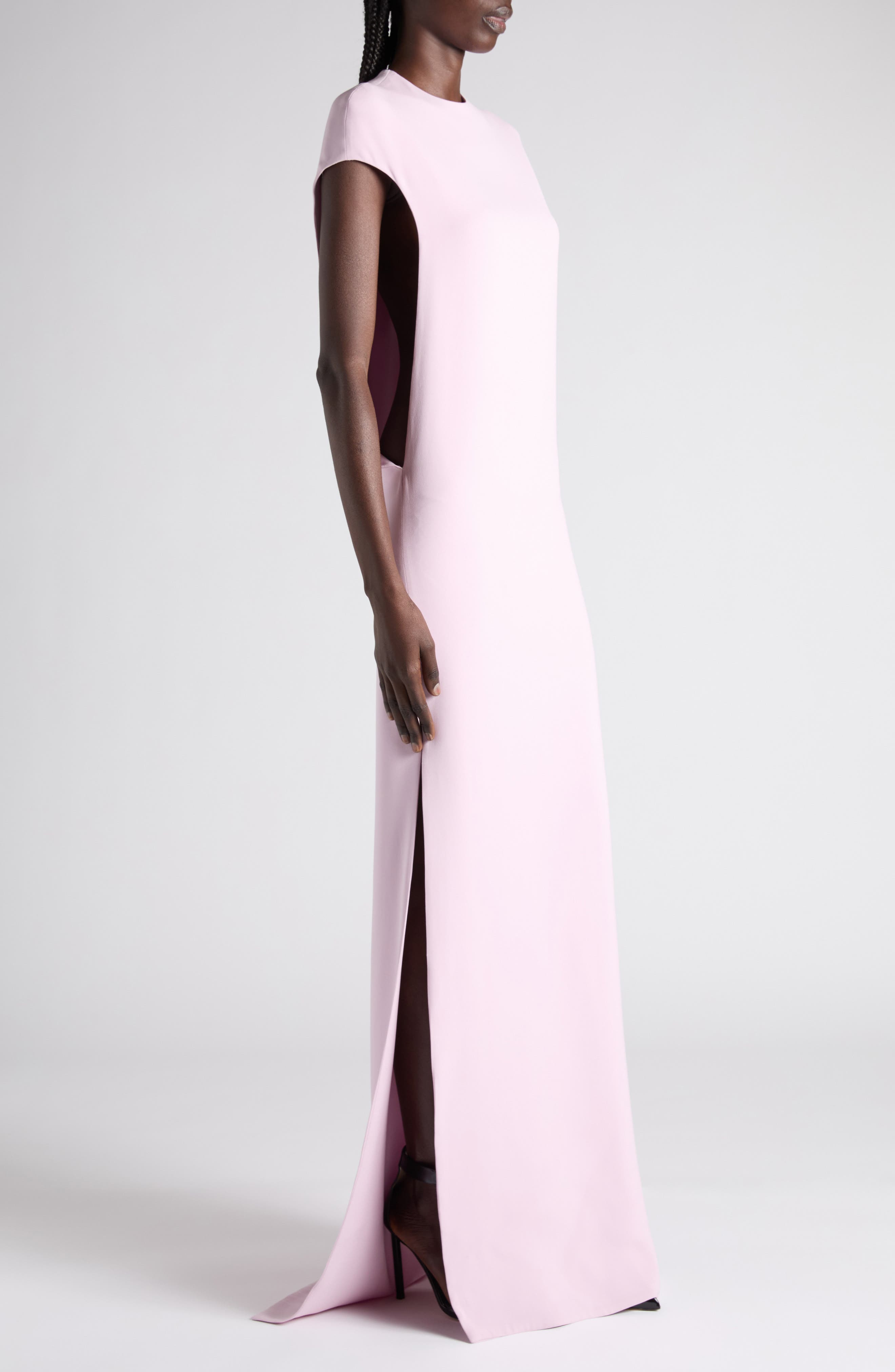 TOM FORD Stretch Silk Georgette Evening Gown in Orchid Pink at Nordstrom - 5