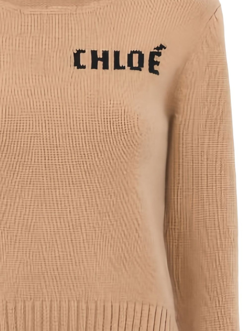Chloé embroidered-logo sweater outlook