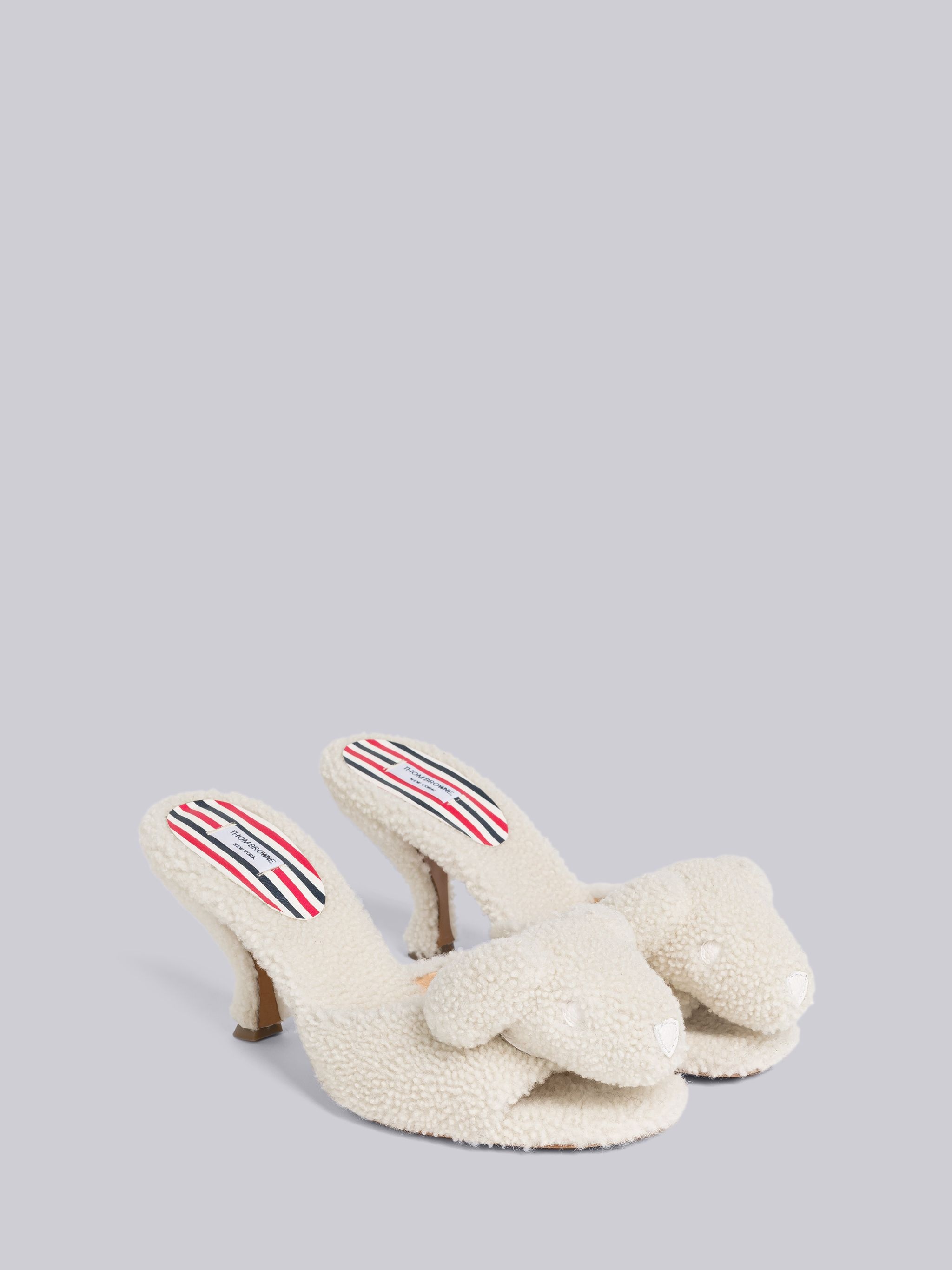 Shearling Heeled Hector Mule - 3