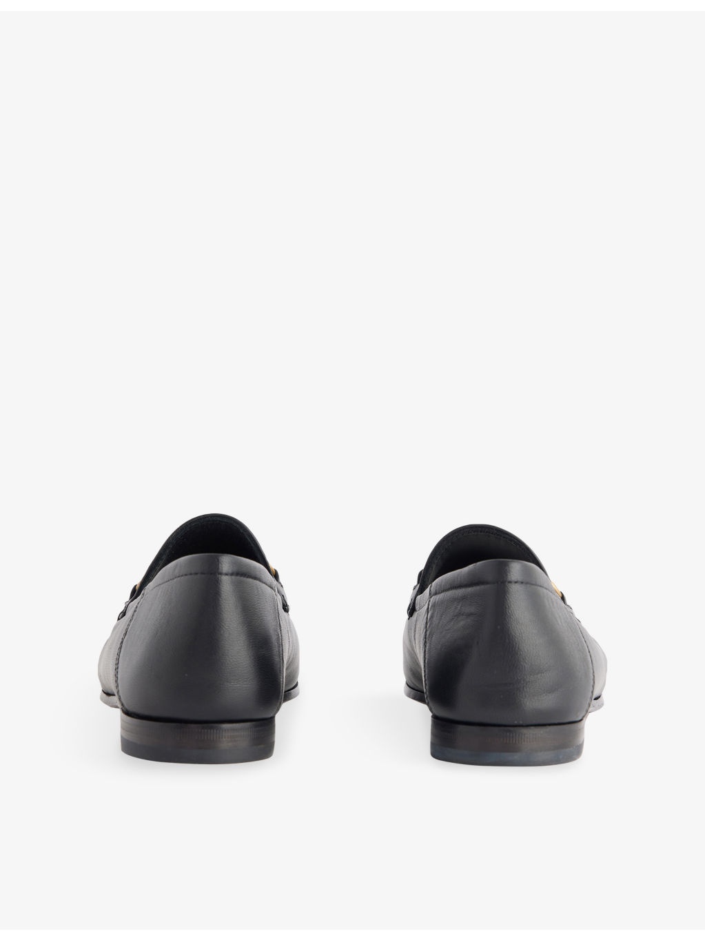 Horsebit Foldable Leather Loafers - 4