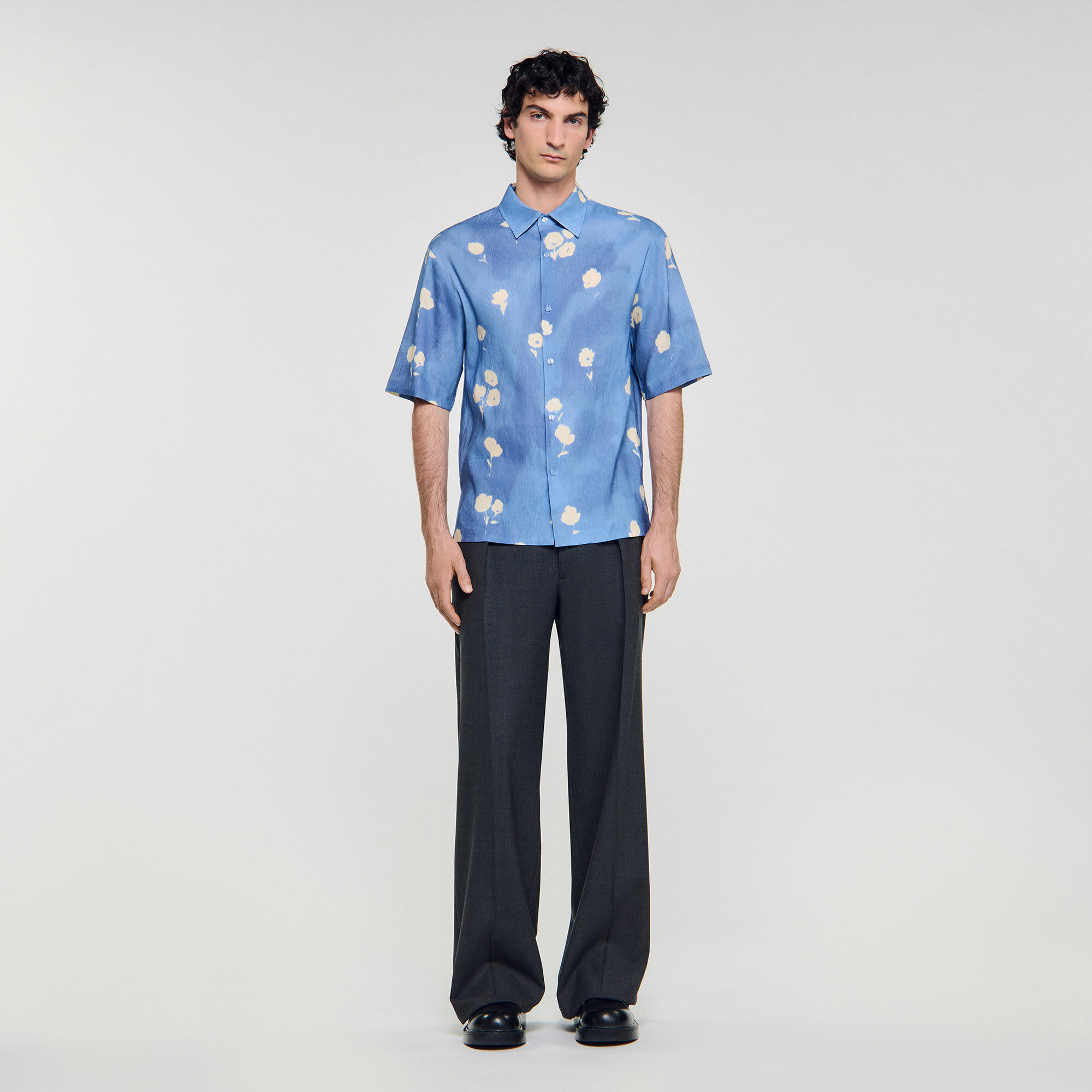 FLORAL MOTIF SHIRT - 2