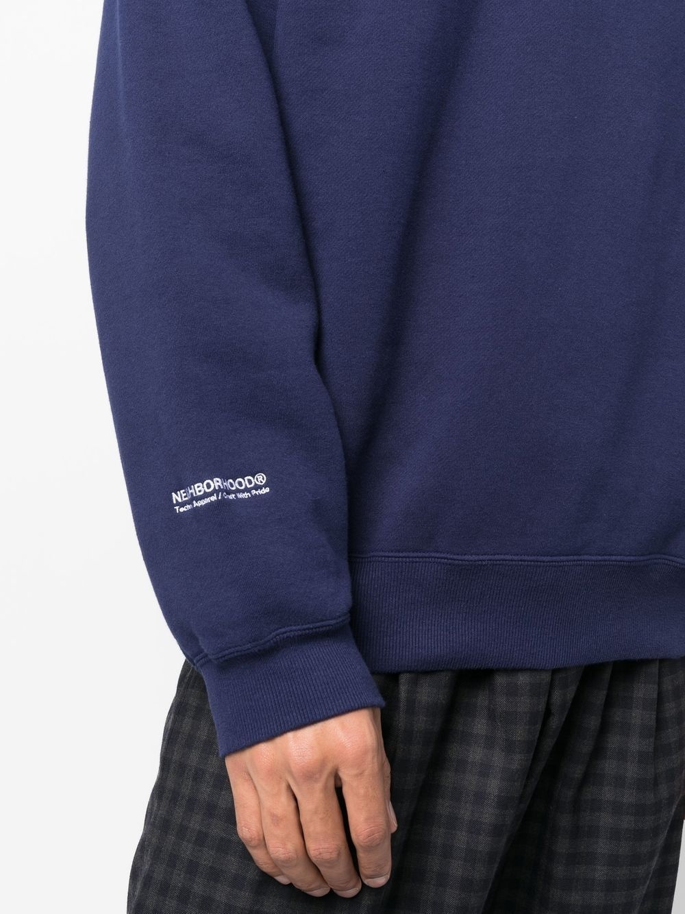 logo-patch detail sweatshirt - 5