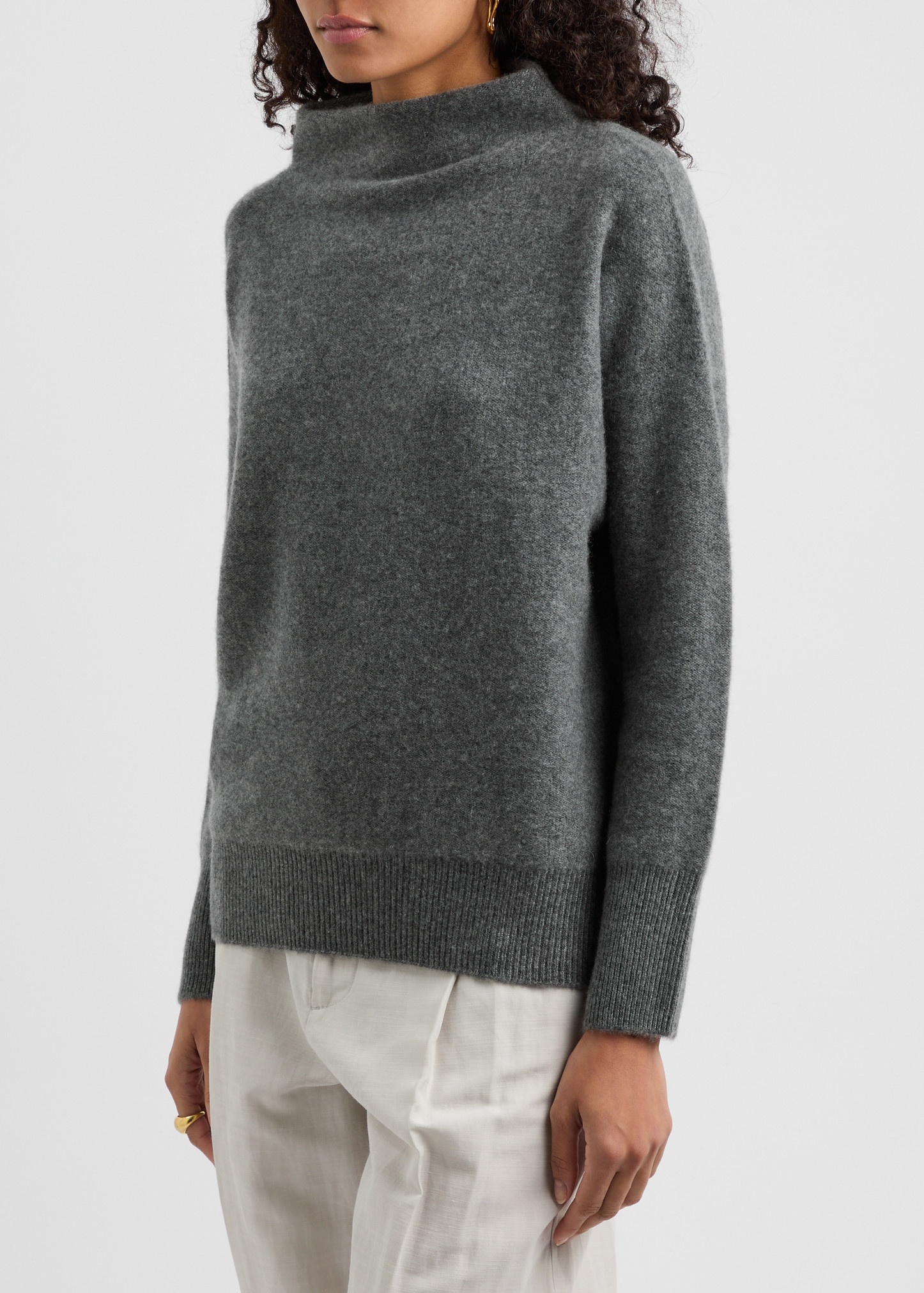 Brushed cashmere jumper - 2