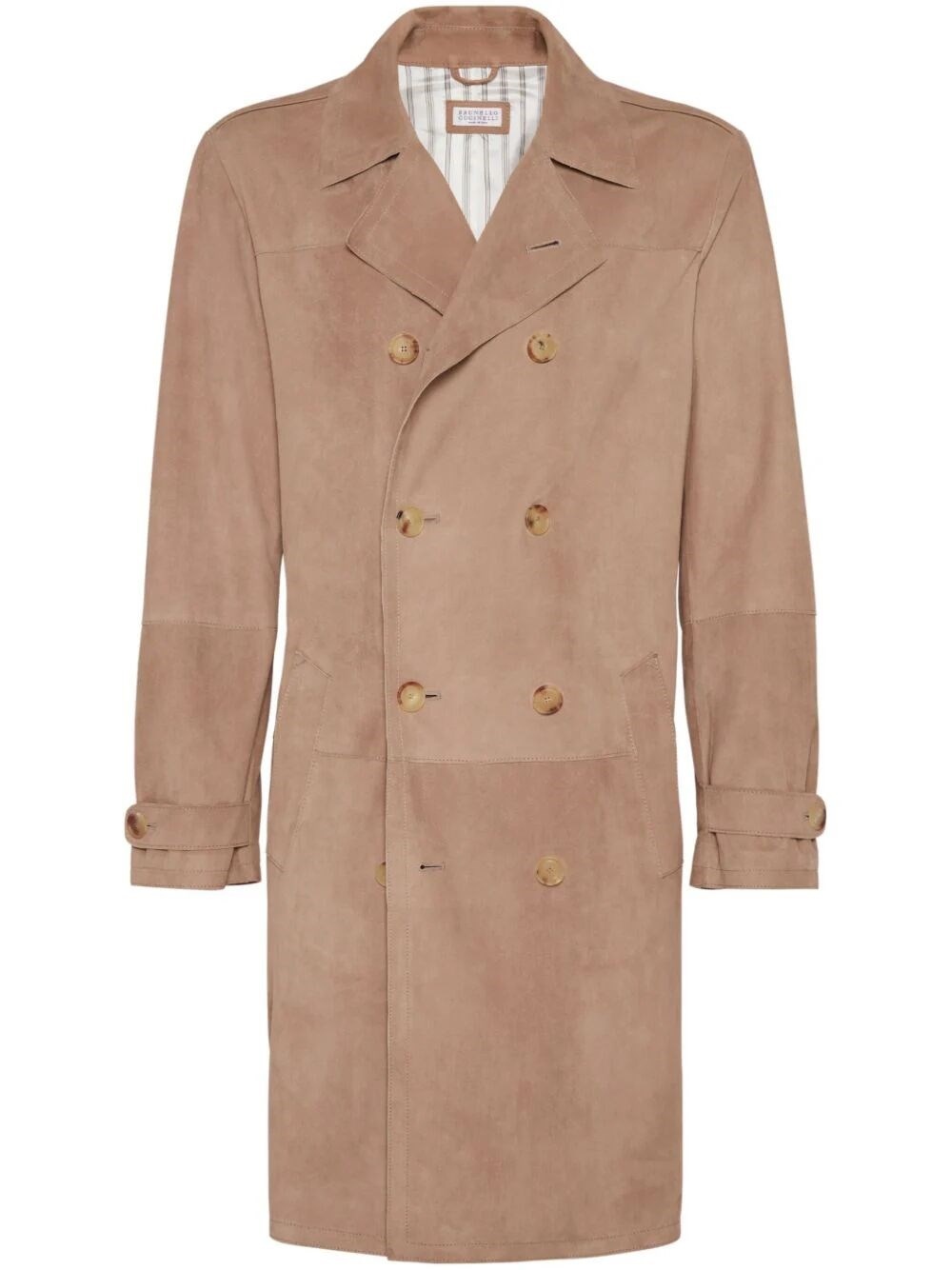 Leather Trench Coat - 1