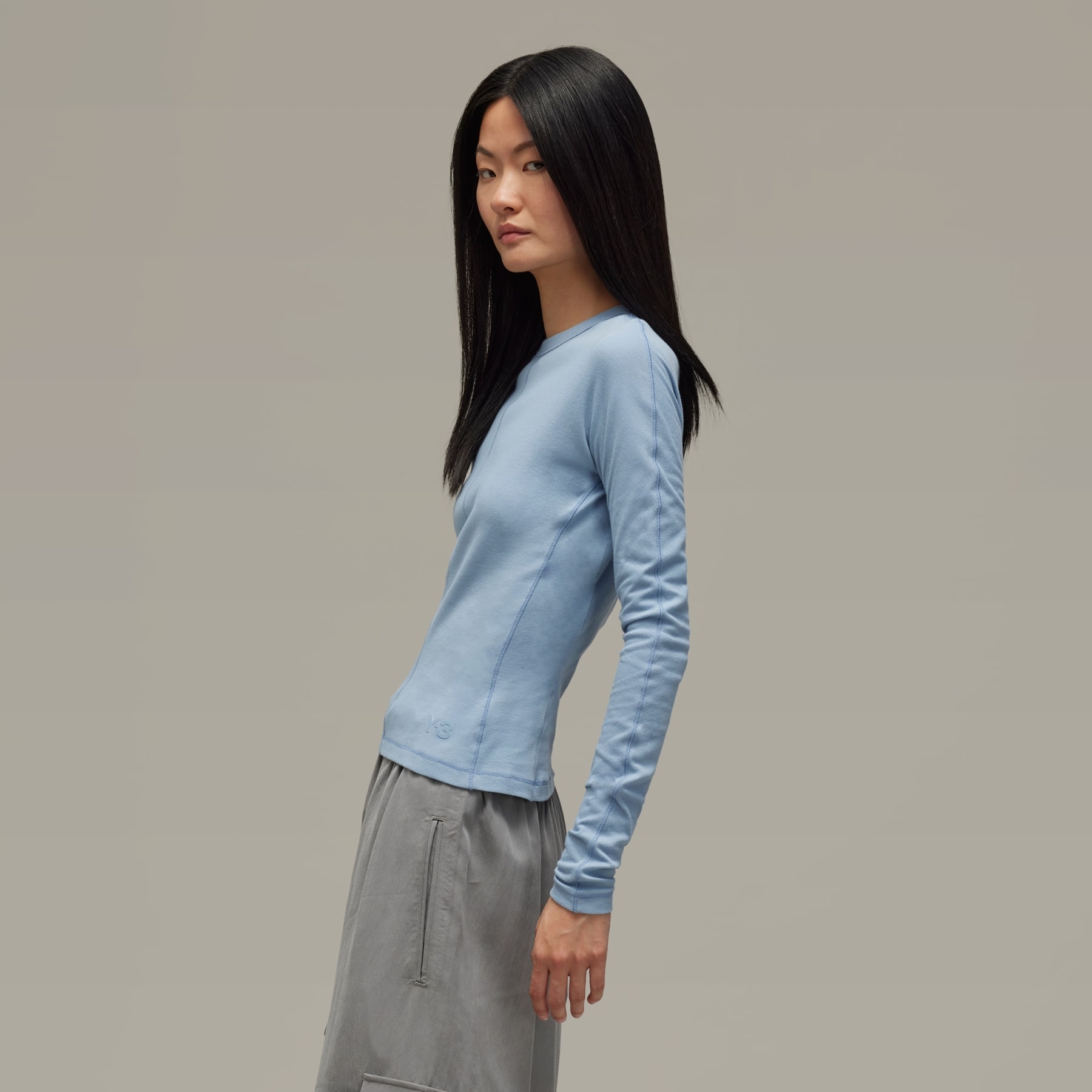 Y-3 Fitted Long Sleeve Tee - 4