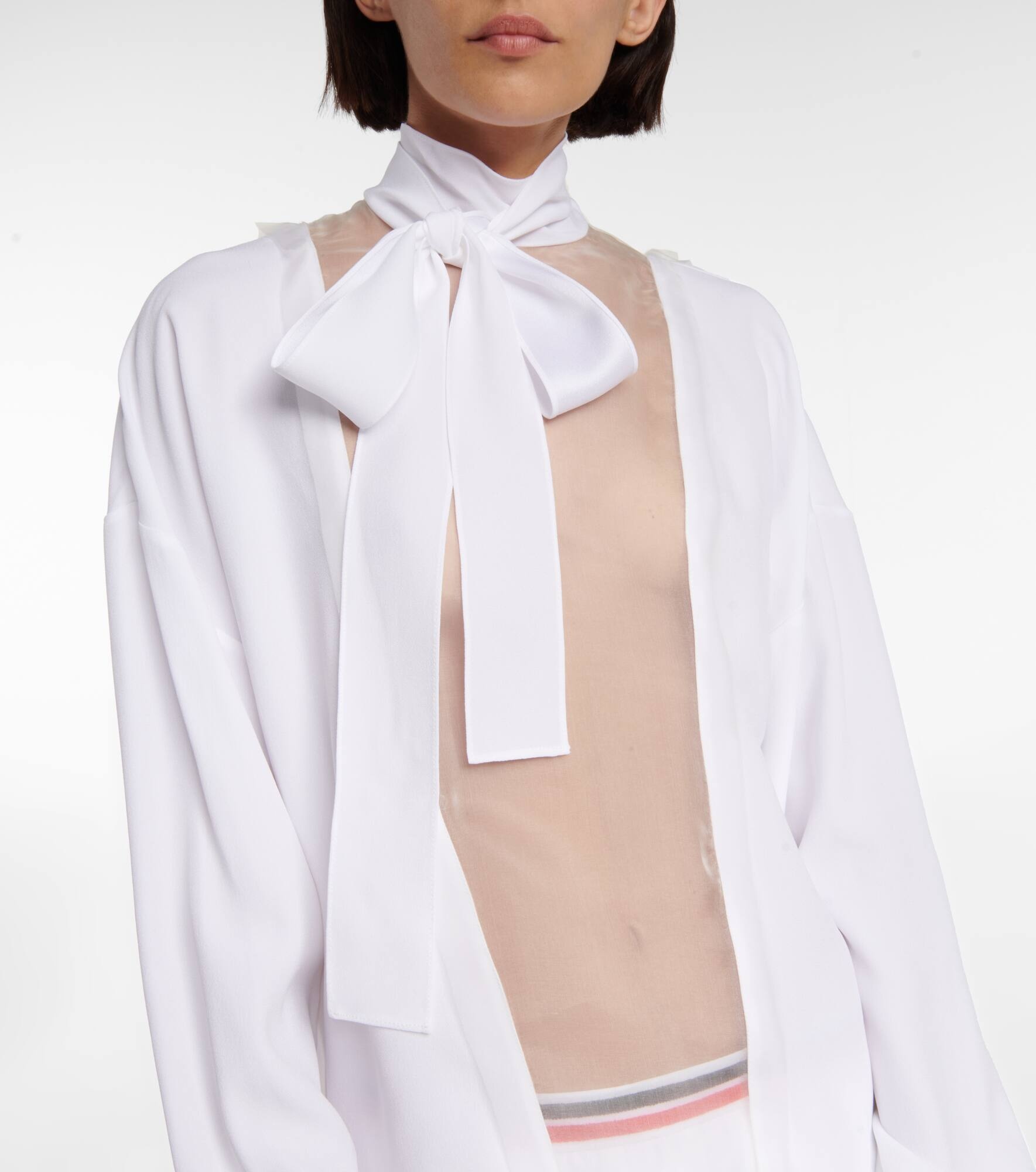 Sablé tie-neck blouse - 4