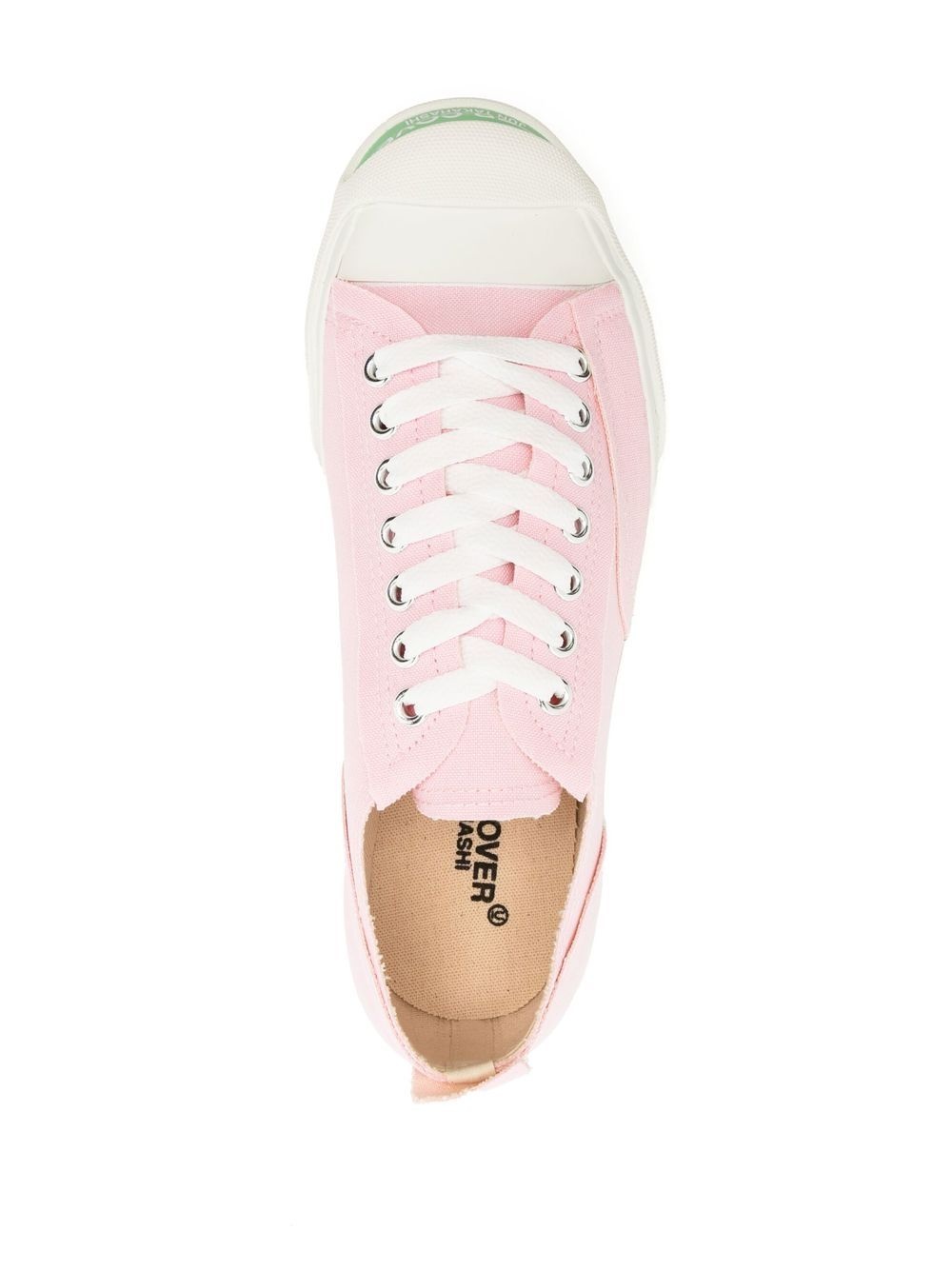 logo-print low-top sneakers - 4