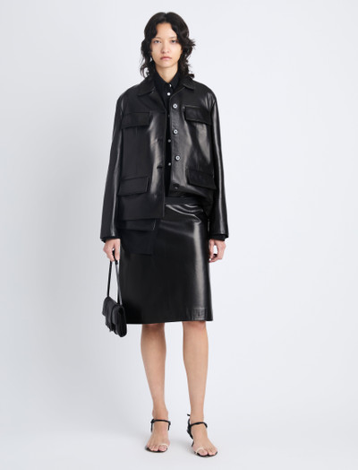 Proenza Schouler Roos Jacket in Leather outlook