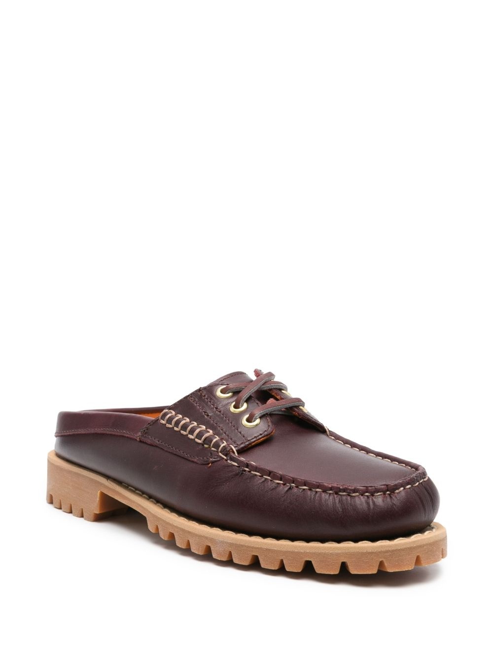 leather slipper mules - 2
