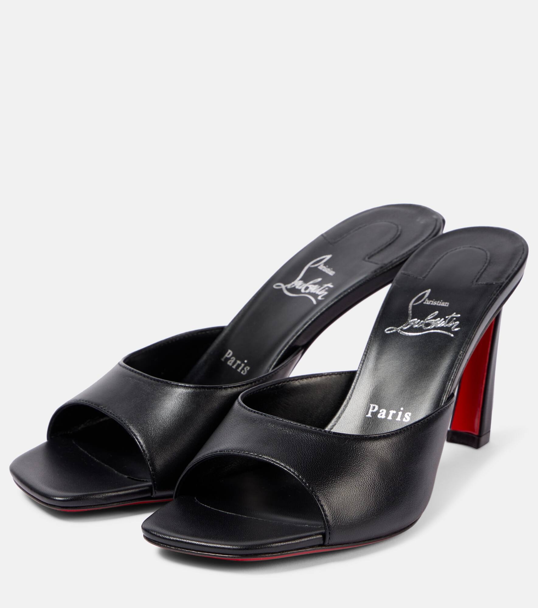 Condora 85 leather mules - 4