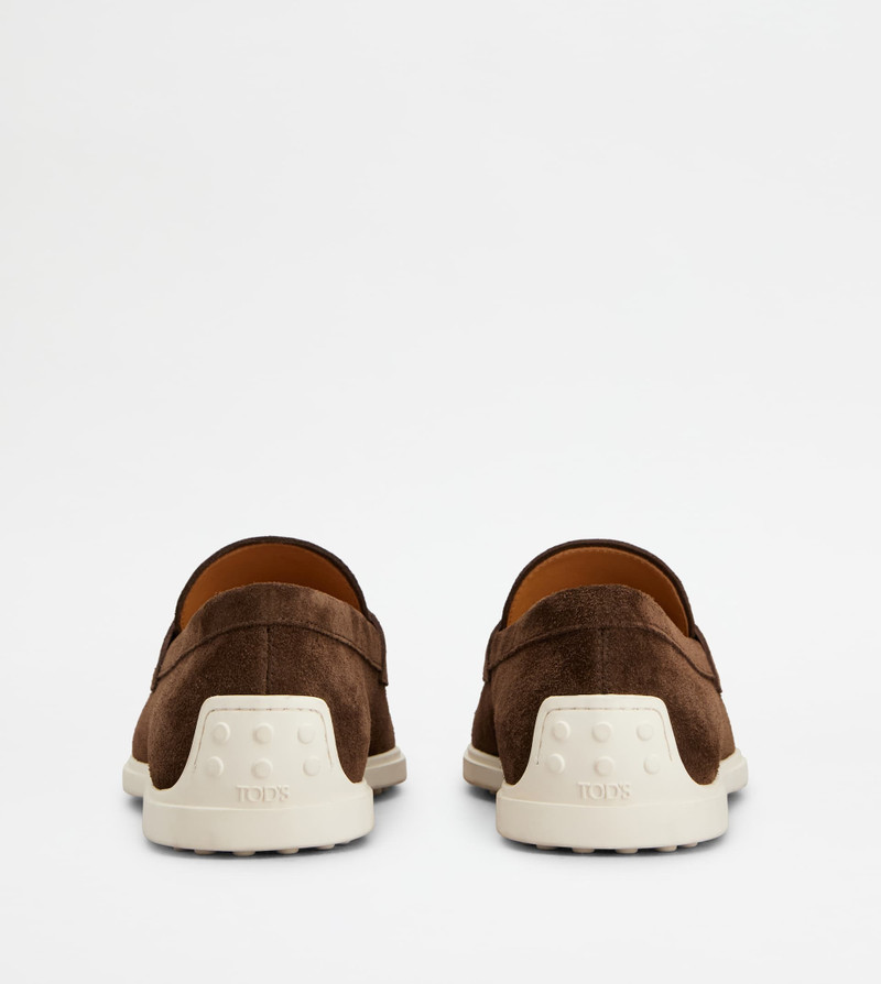 LOAFERS IN SUEDE - BROWN 3