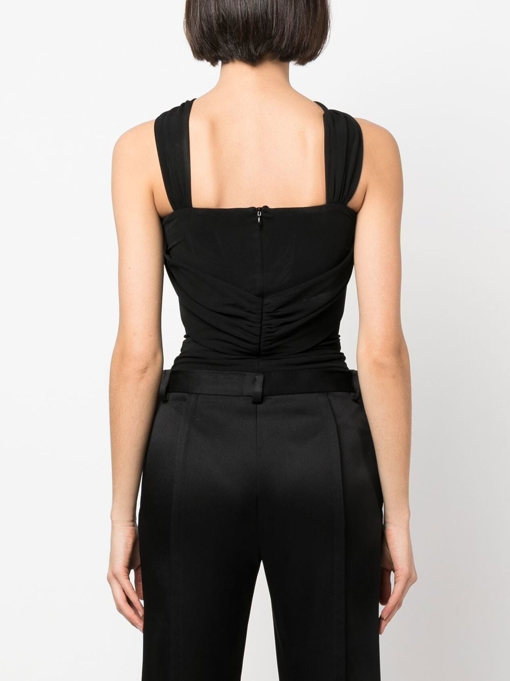 twisted cut-out bodysuit - 8