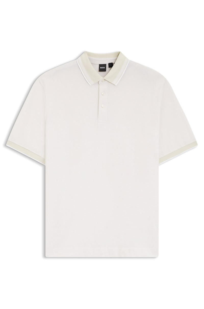 OXFORD COTTON-PIQUÉ POLO SHIRT WITH LOGO DETAIL 1