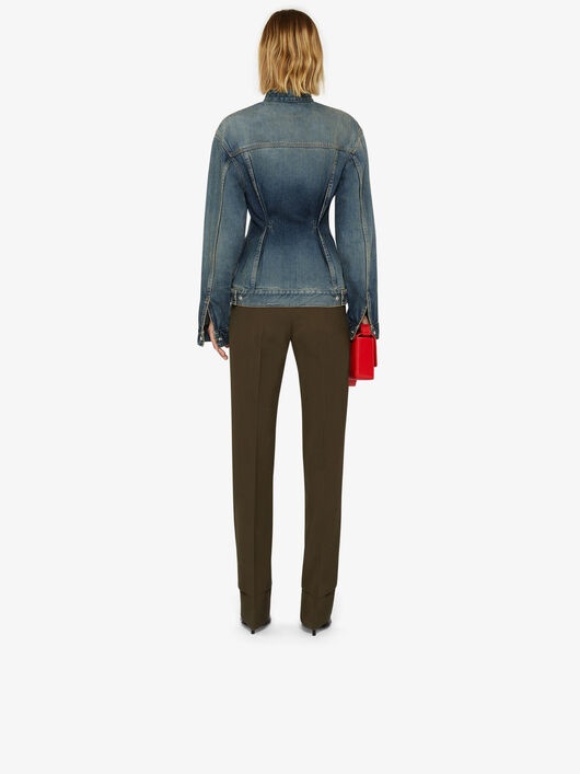 HIGH-WAISTED SHORT PANTS IN WOOL - 4