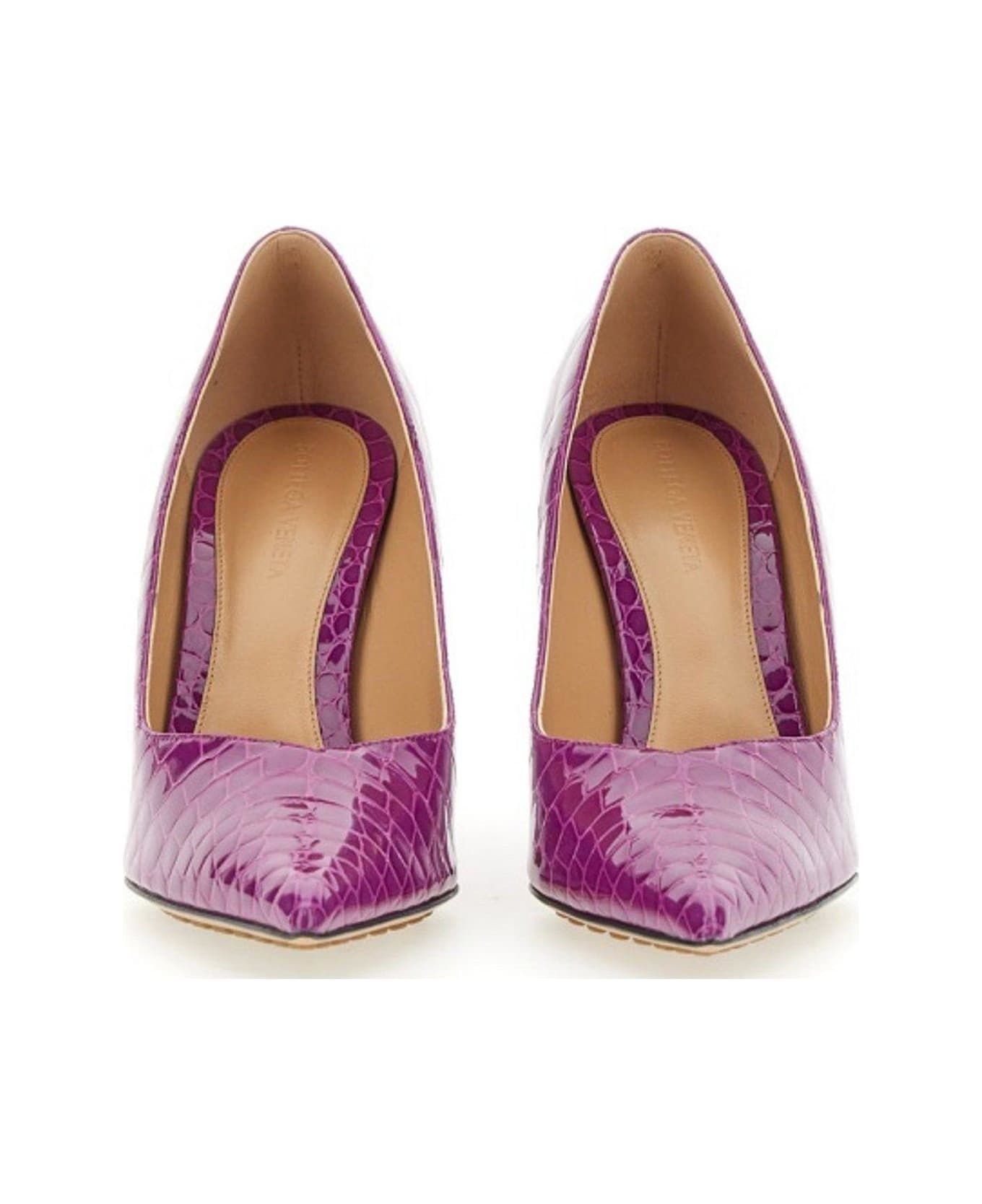 Embossed Punta Pumps - 2