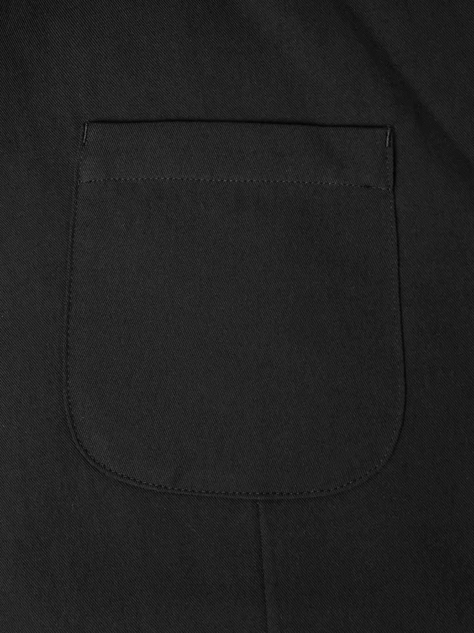 Oversized Cotton and Wool-Blend Gabardine Blazer - 5