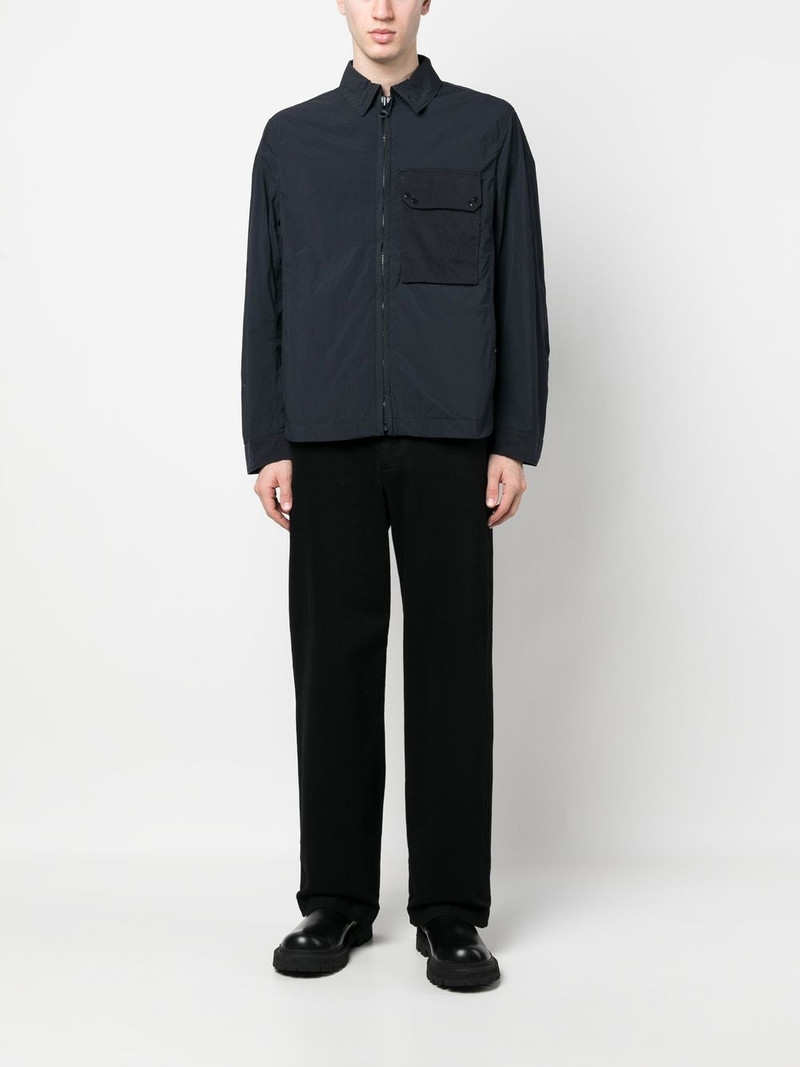 Ten C zipped-up chest-pocket jacket outlook