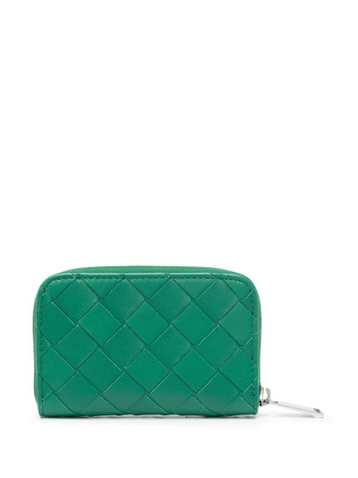 Bottega Veneta Intrecciato leather wallet outlook