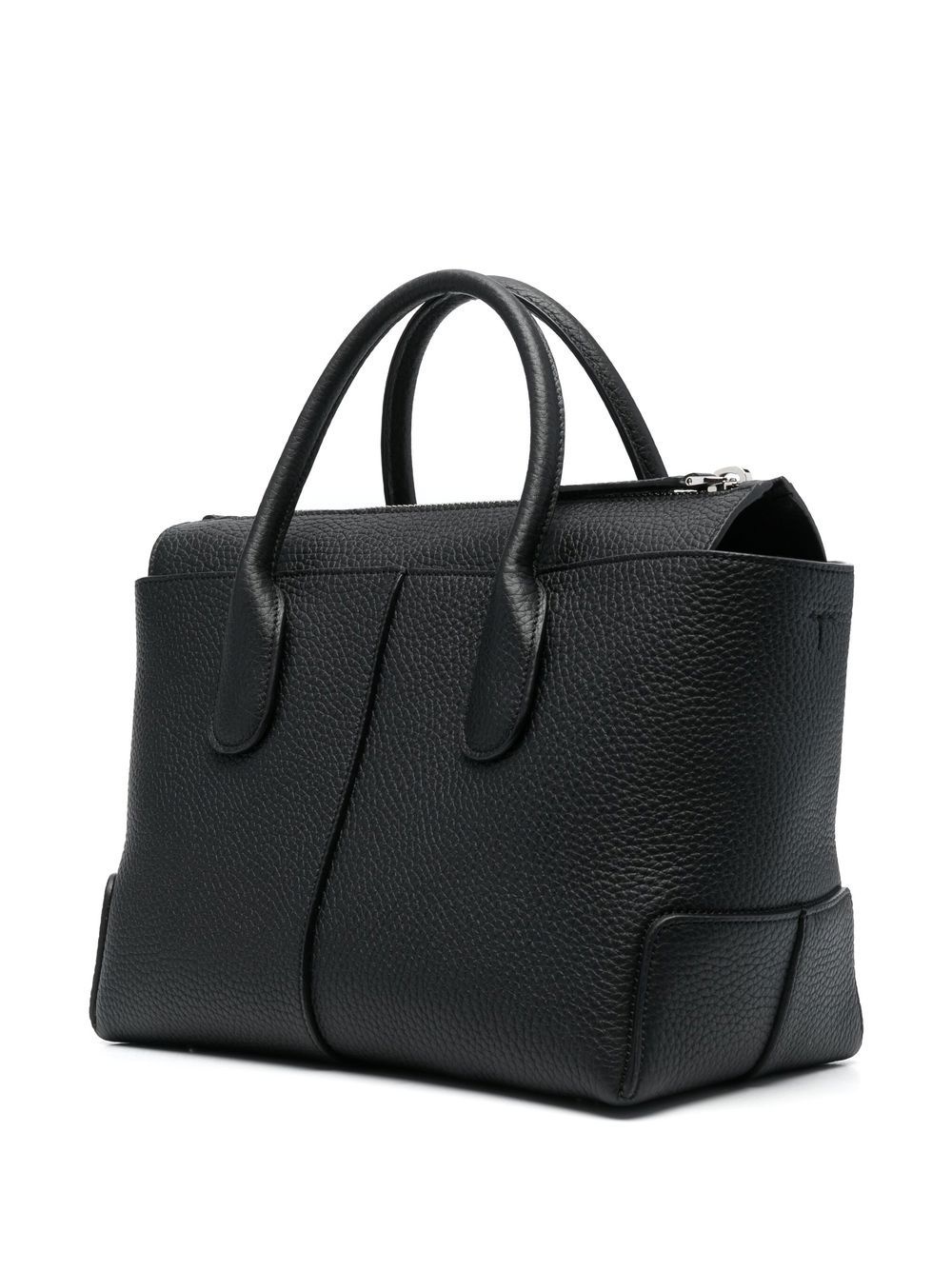 medium Di leather tote bag - 4