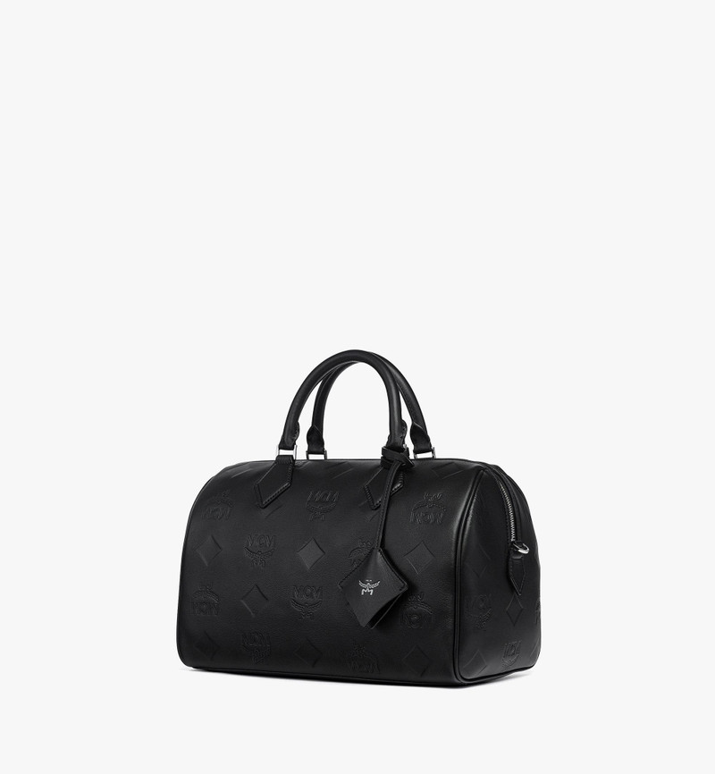 MCM Ella Boston Bag in Maxi Monogram Leather outlook