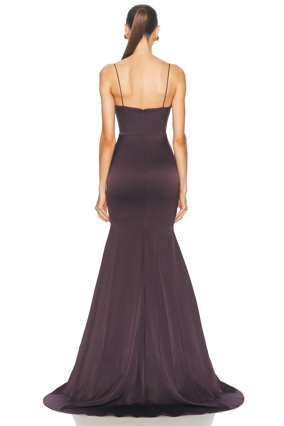 Satin Bustier Gown - 3