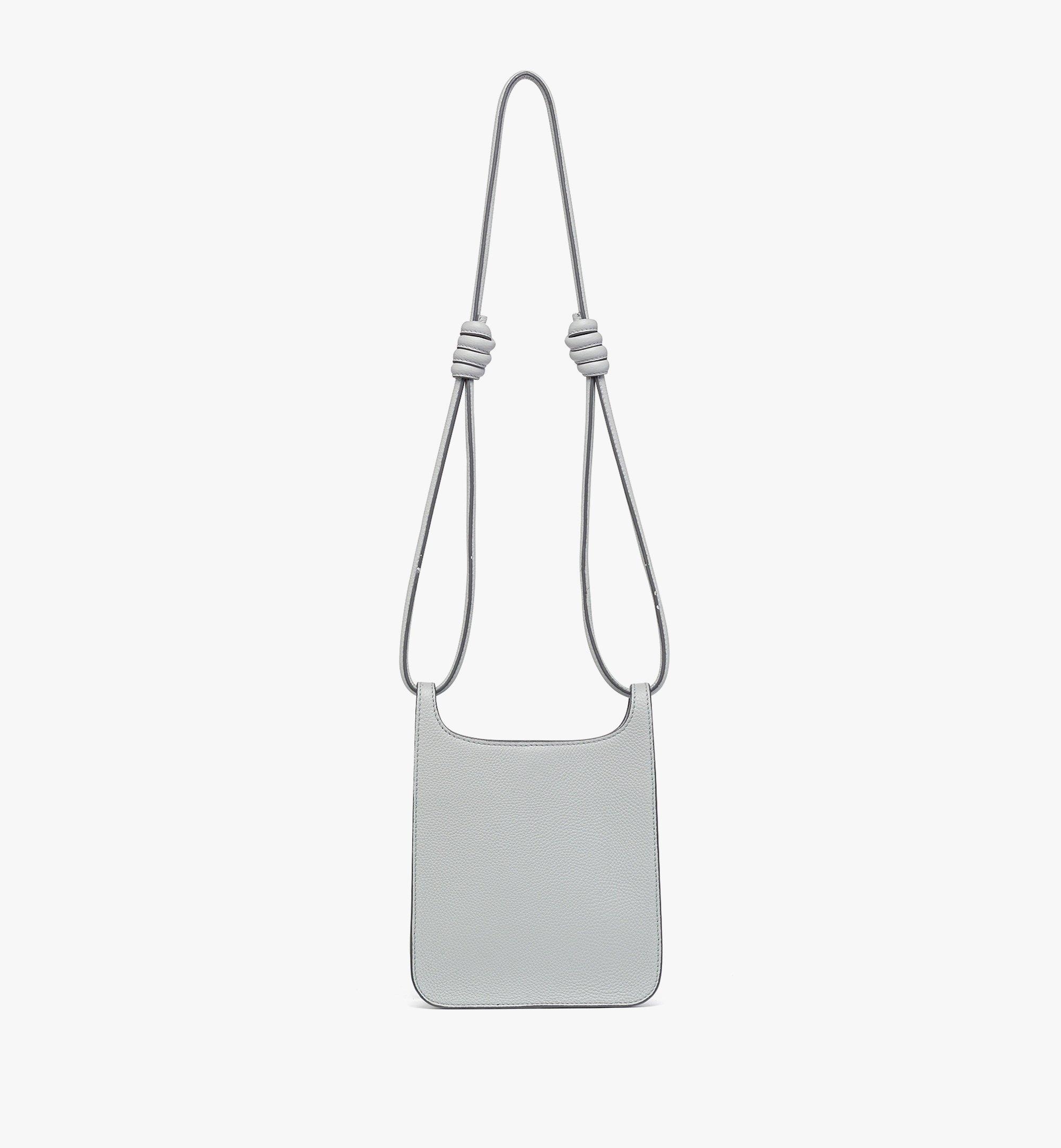 Himmel Hobo in Embossed Logo Leather - 5