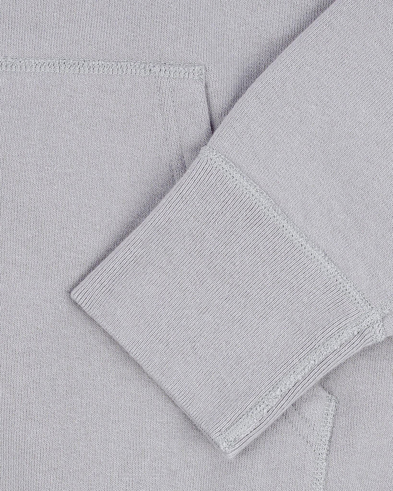 IHSW-11-GRY 14oz Ultra Heavyweight Loopwheel Cotton Zip Up Sweater - Grey - 9