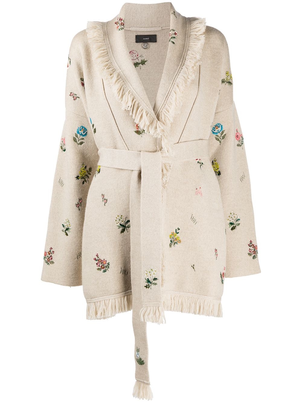 Grunge Garden embroidered cardigan - 1