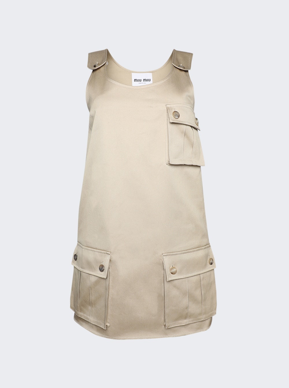 関税込 MiuMiu Chino mini-dress ドレス Miu Miu Chino Mini Dress Corda | REVERSIBLE