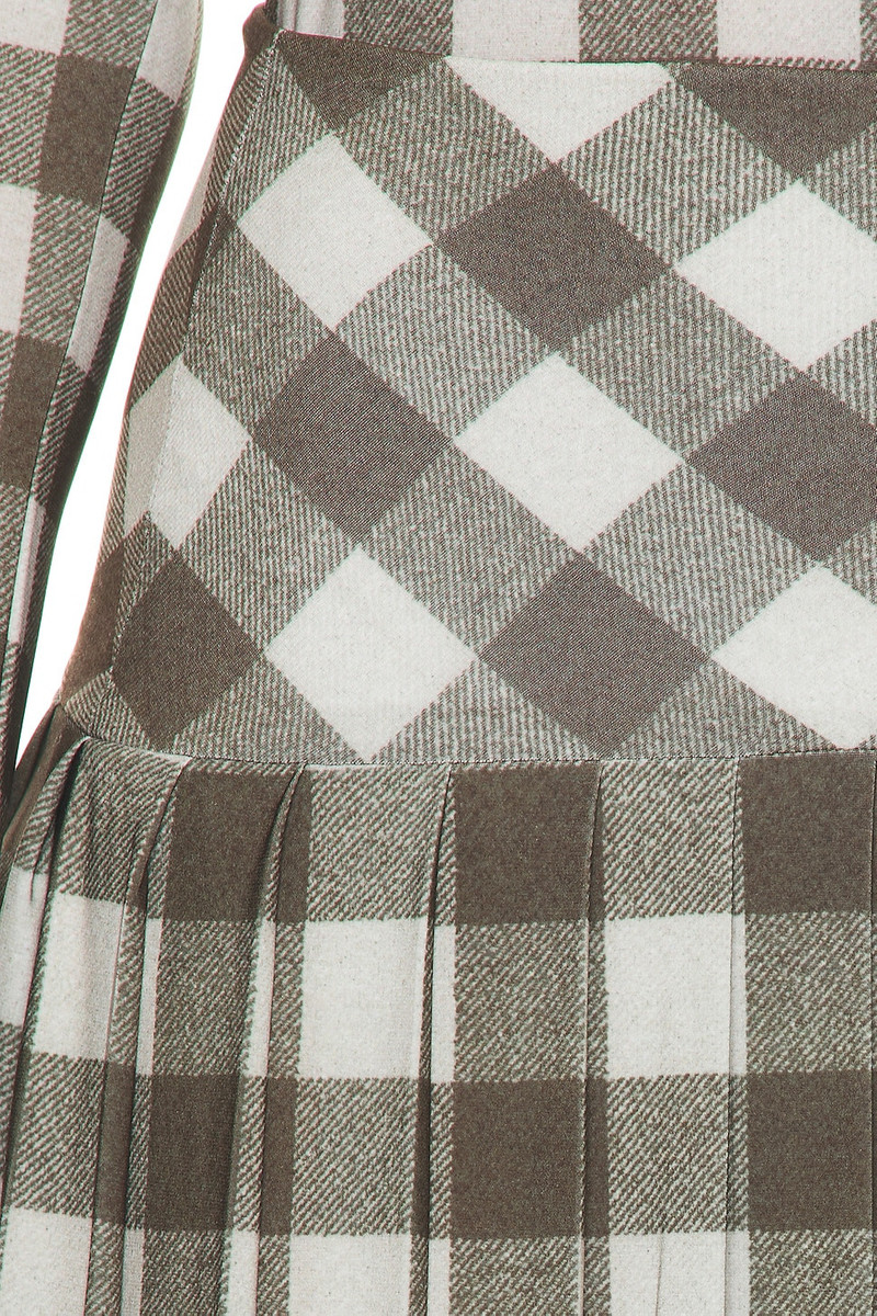 NORMA KAMALI Pleated Long Skirt outlook