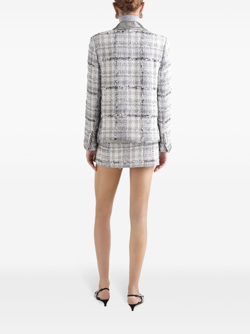 tartan-check blazer 3