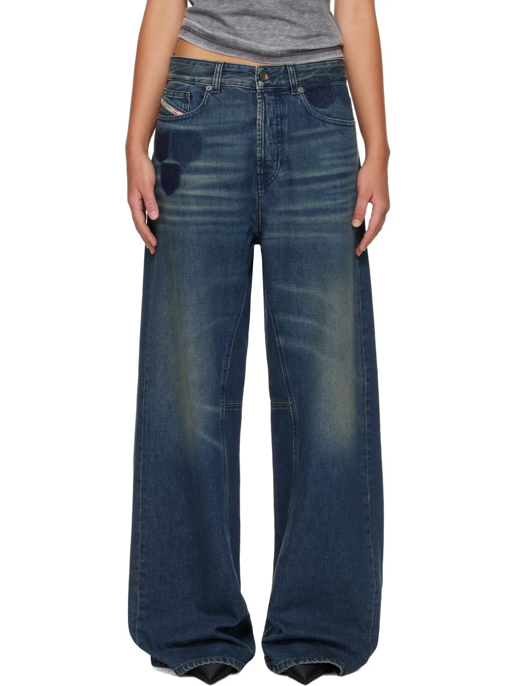 Blue Relaxed Low Waist 1996 D-Sire Jeans - 1