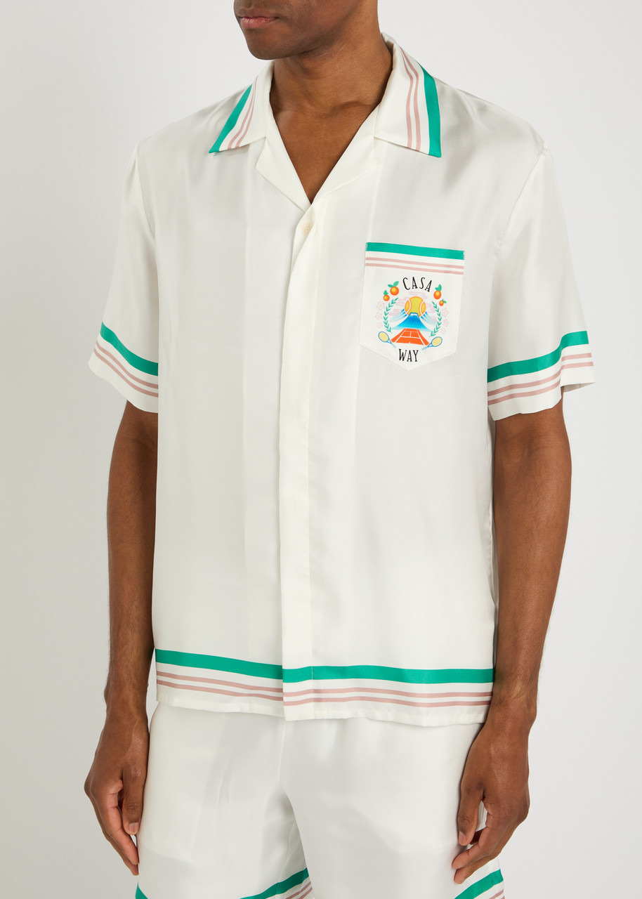 Casablanca Printed Silk-twill Shirt - 2