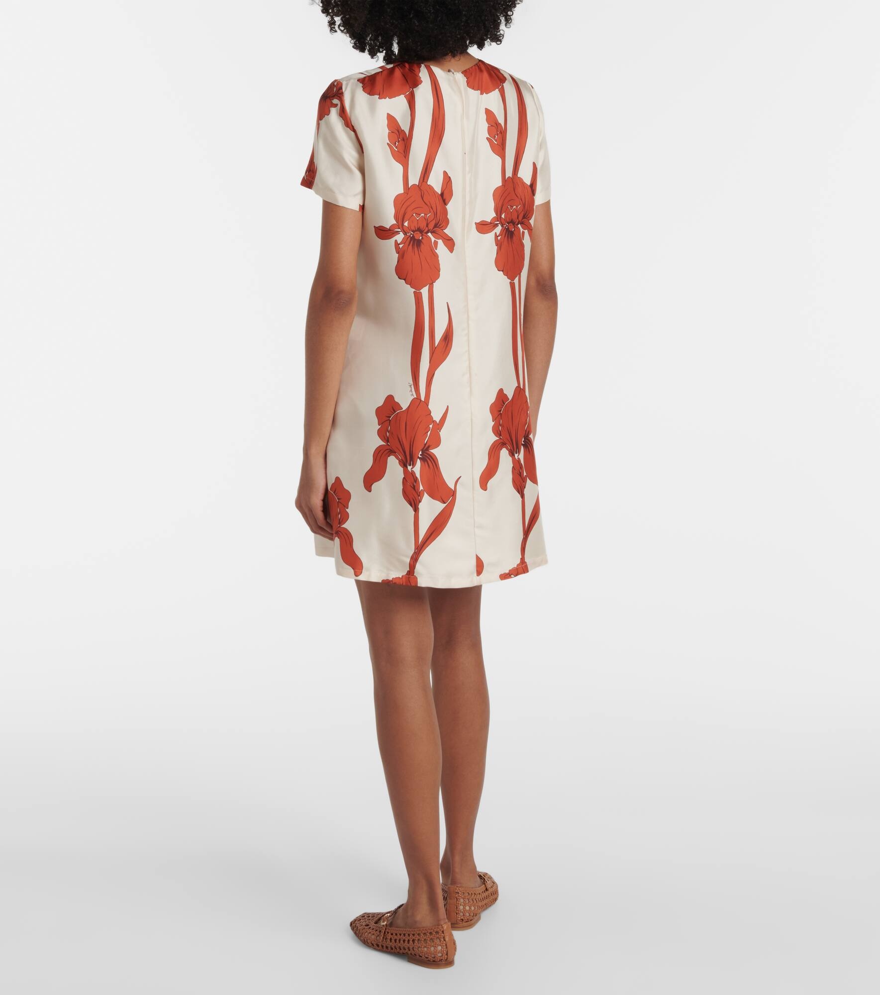 Floral silk minidress - 3