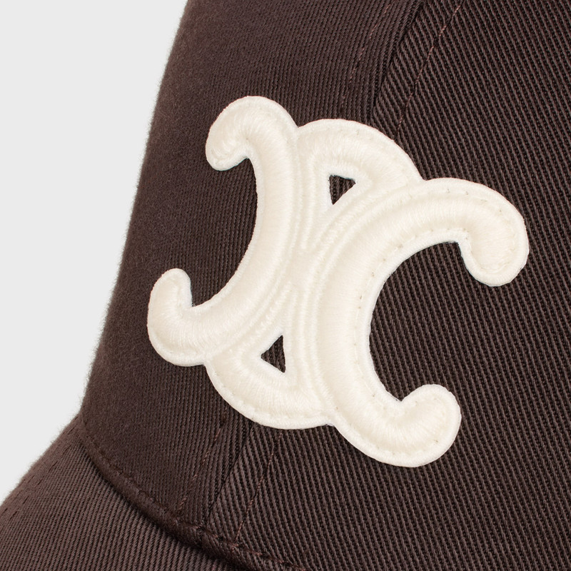 triomphe baseball cap IN WASHED COTTON GABARDINE 5