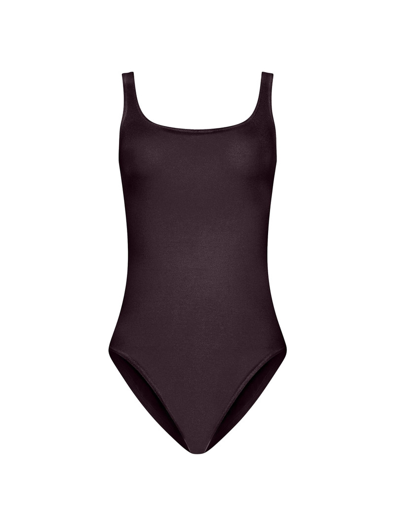 Women's Jamaika Cotton-Blend Stretch Bodysuit - Wild Plum 1