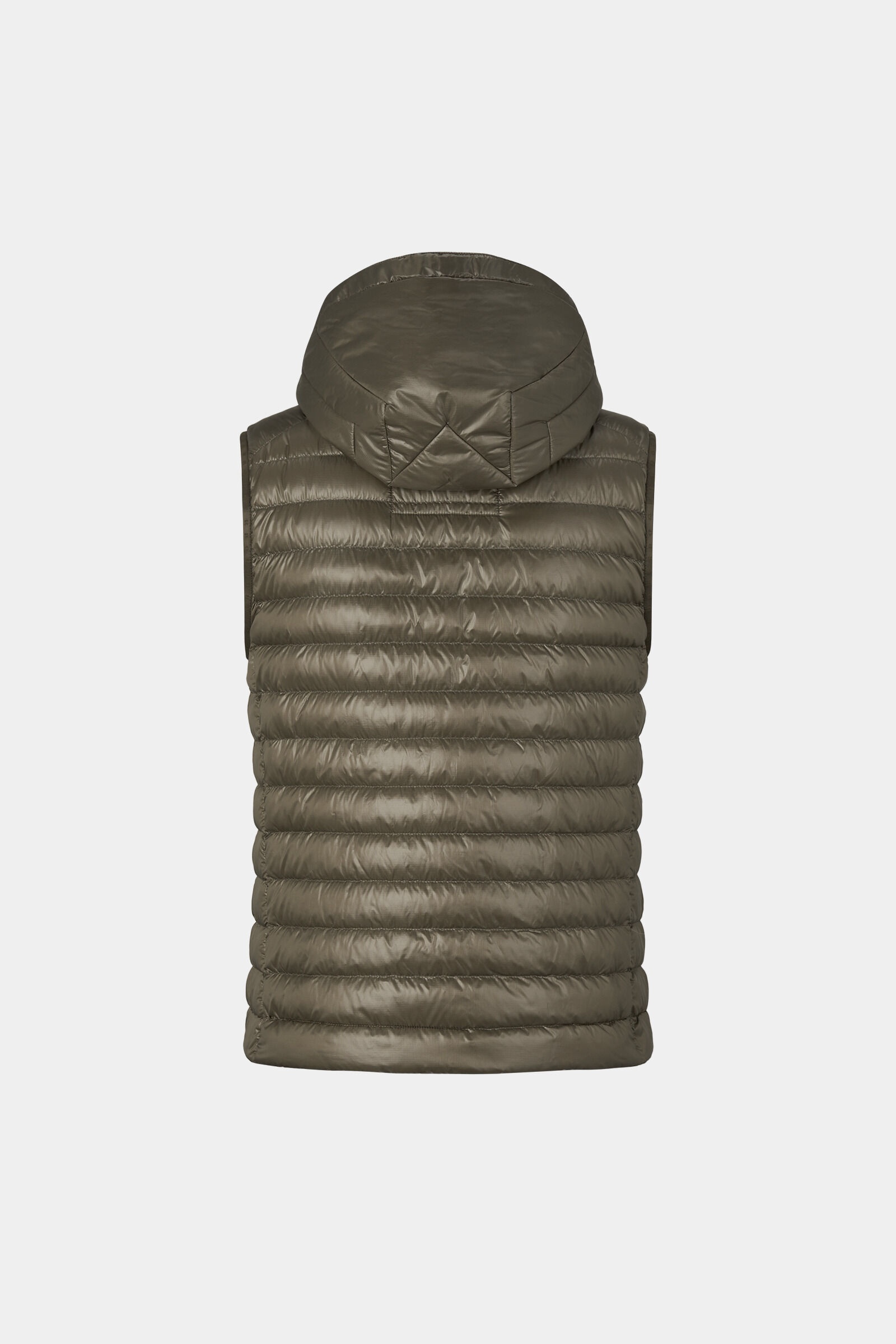 Lonne lightweight down vest in Khaki - 8