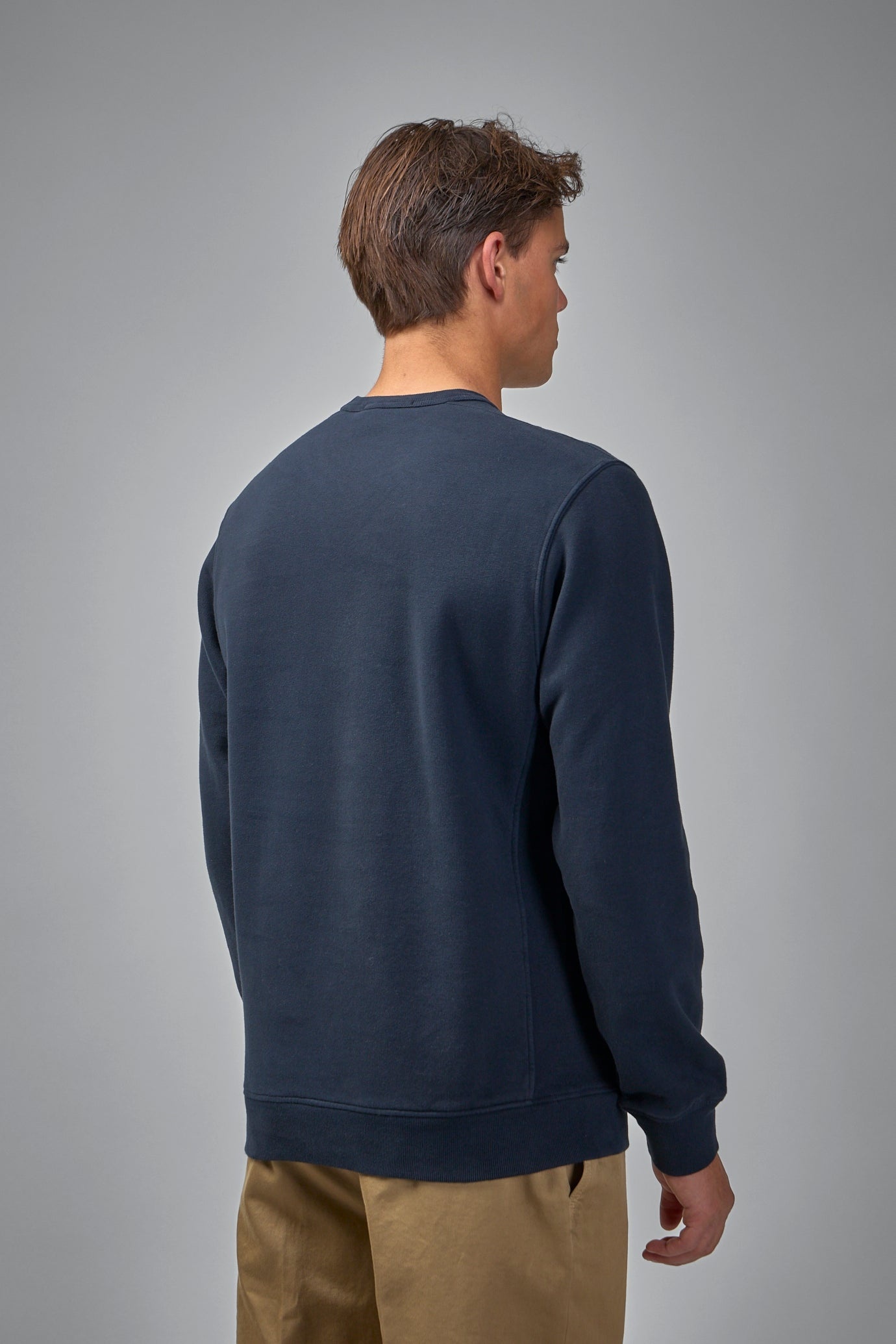Compass Badge Cotton Sweatshirt - 3