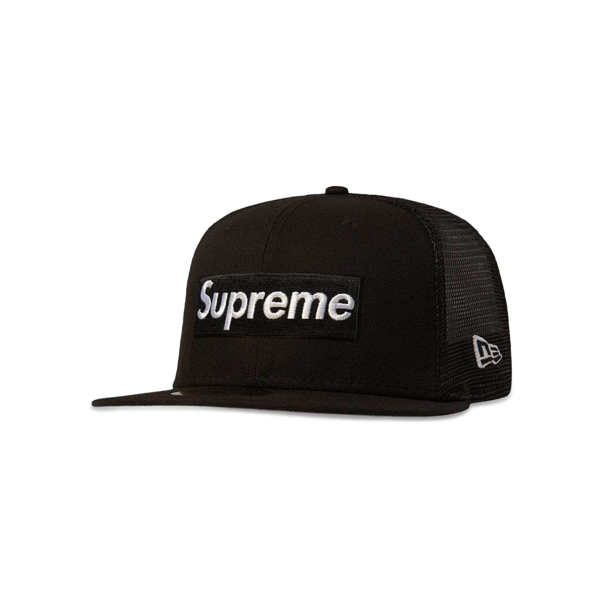 Supreme Box Logo Mesh Back New Era 'Black' - 1