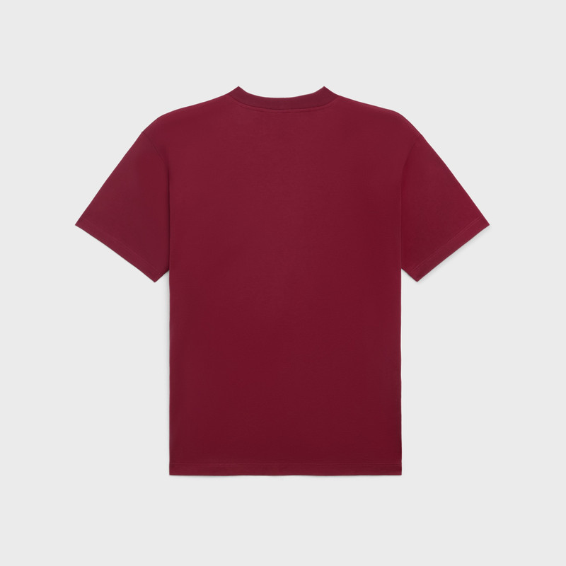 CELINE loose triomphe t-shirt in cotton jersey outlook