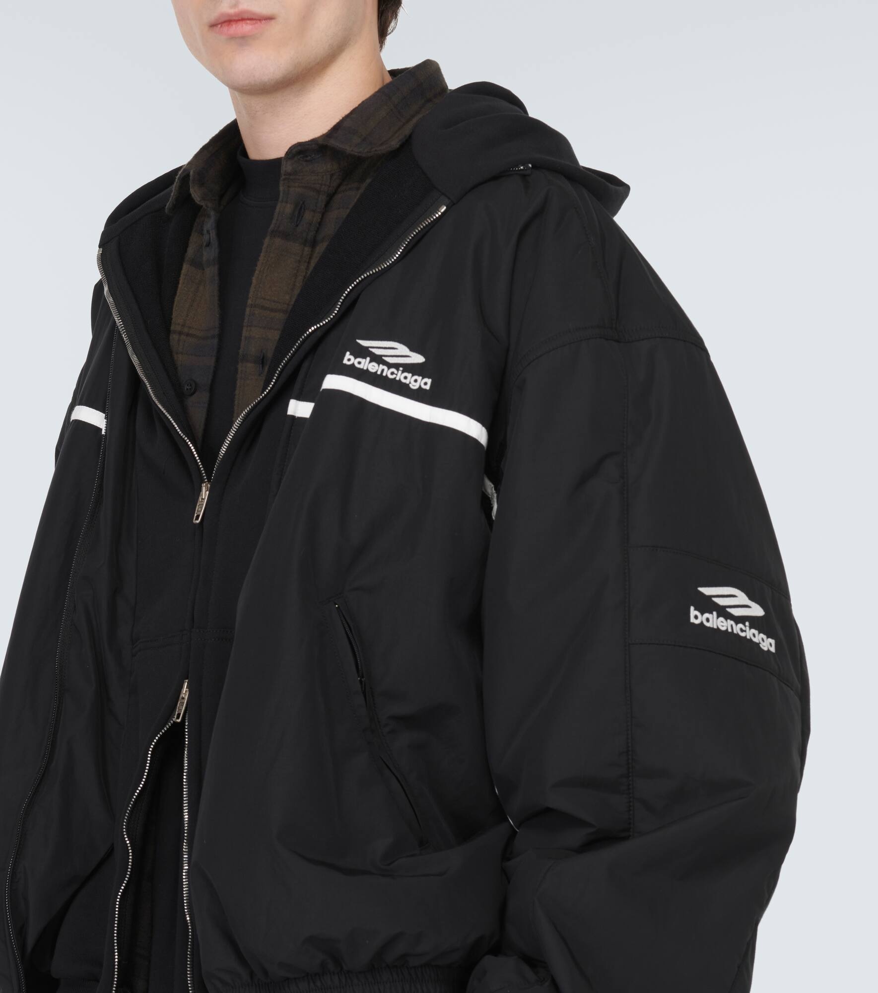 3B Sports Icon layered track jacket - 5