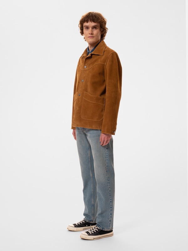 Muddy Nubuck Jacket Camel - 6