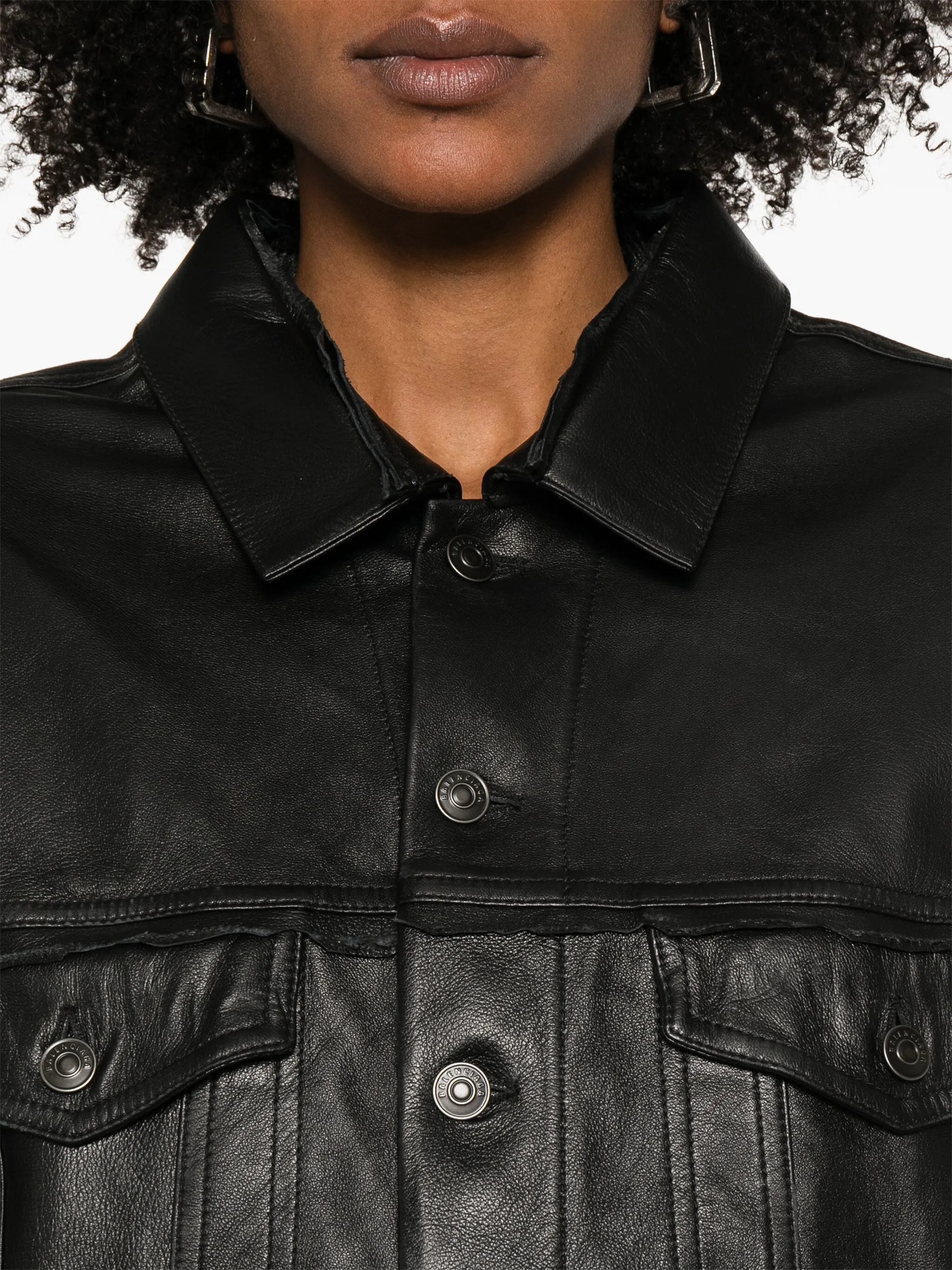 Leather Shirt Jacket - 4
