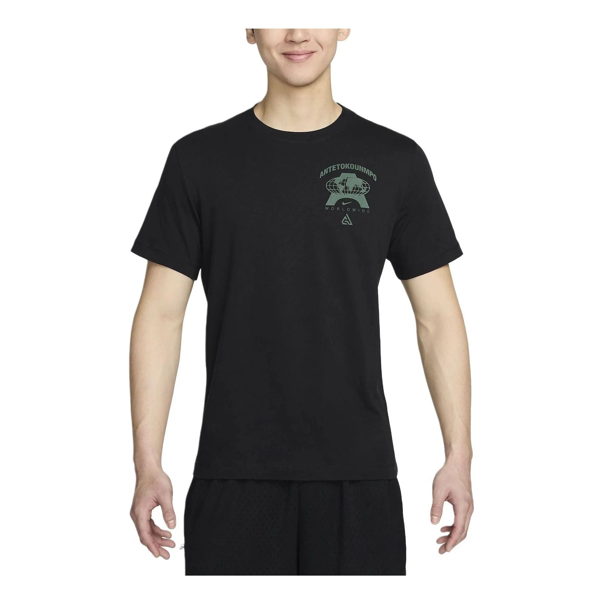 Nike Giannis M90 Basketball T-Shirt Asia Sizing 'Black' FV8409-010 - 1