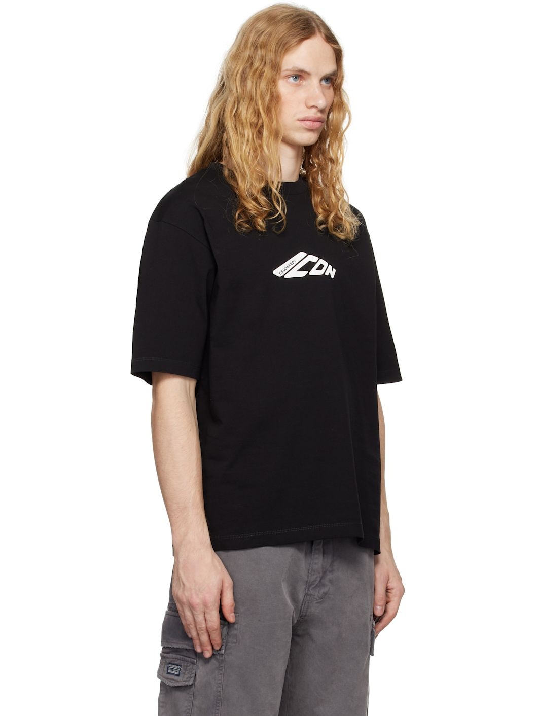 Black Icon New Generation Loose Fit T-shirt - 2