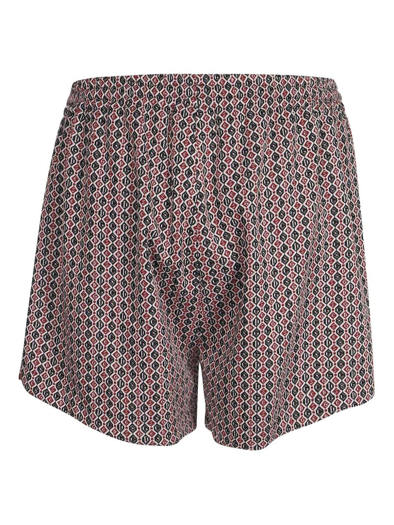 GCDS geometric-pattern drawstring shorts outlook