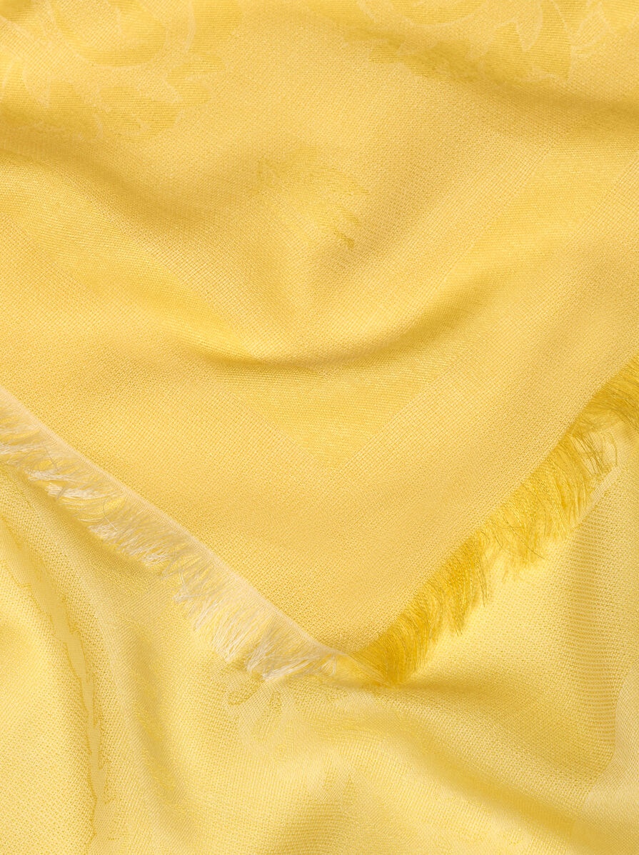 COTTON JACQUARD SHAWL - 2