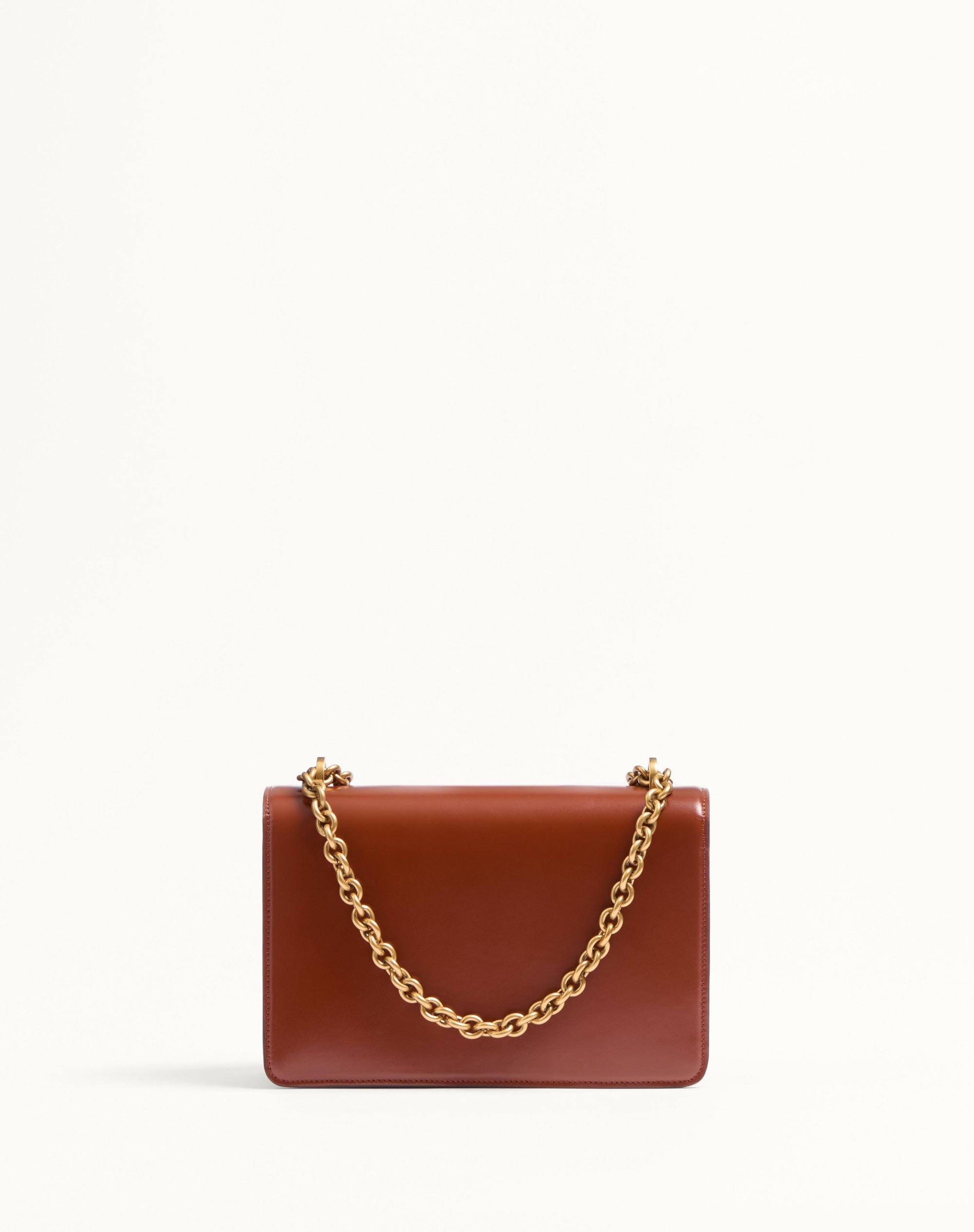 VALENTINO GARAVANI VAIN SHOULDER BAG IN SHINY CALFSKIN - 5