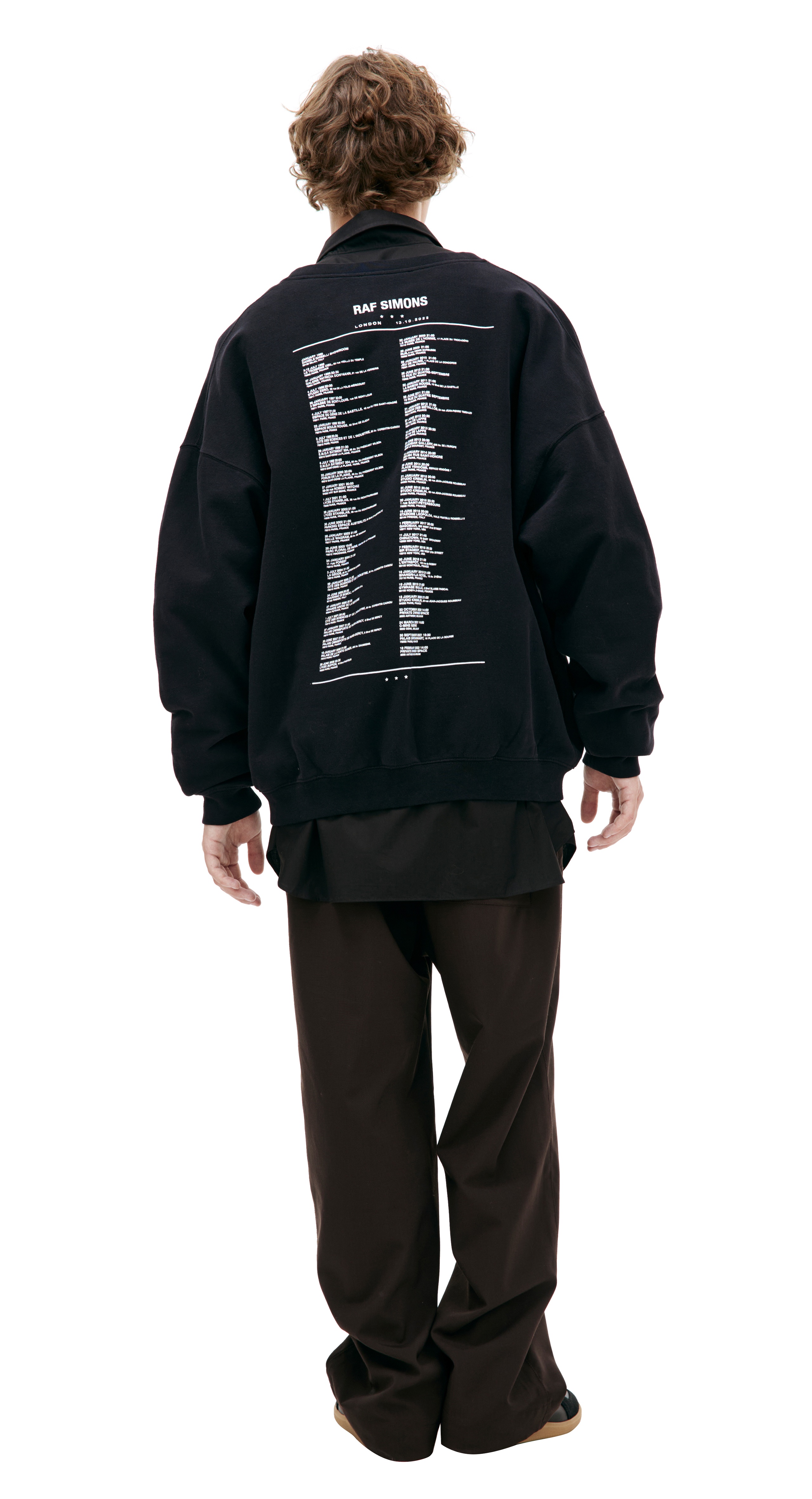 BLACK PRINT CARDIGAN - 3